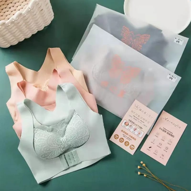 Butterfly wings High Quality Too Soft & Comfortable Push Up Removable Padded full Back Support Sports Bra