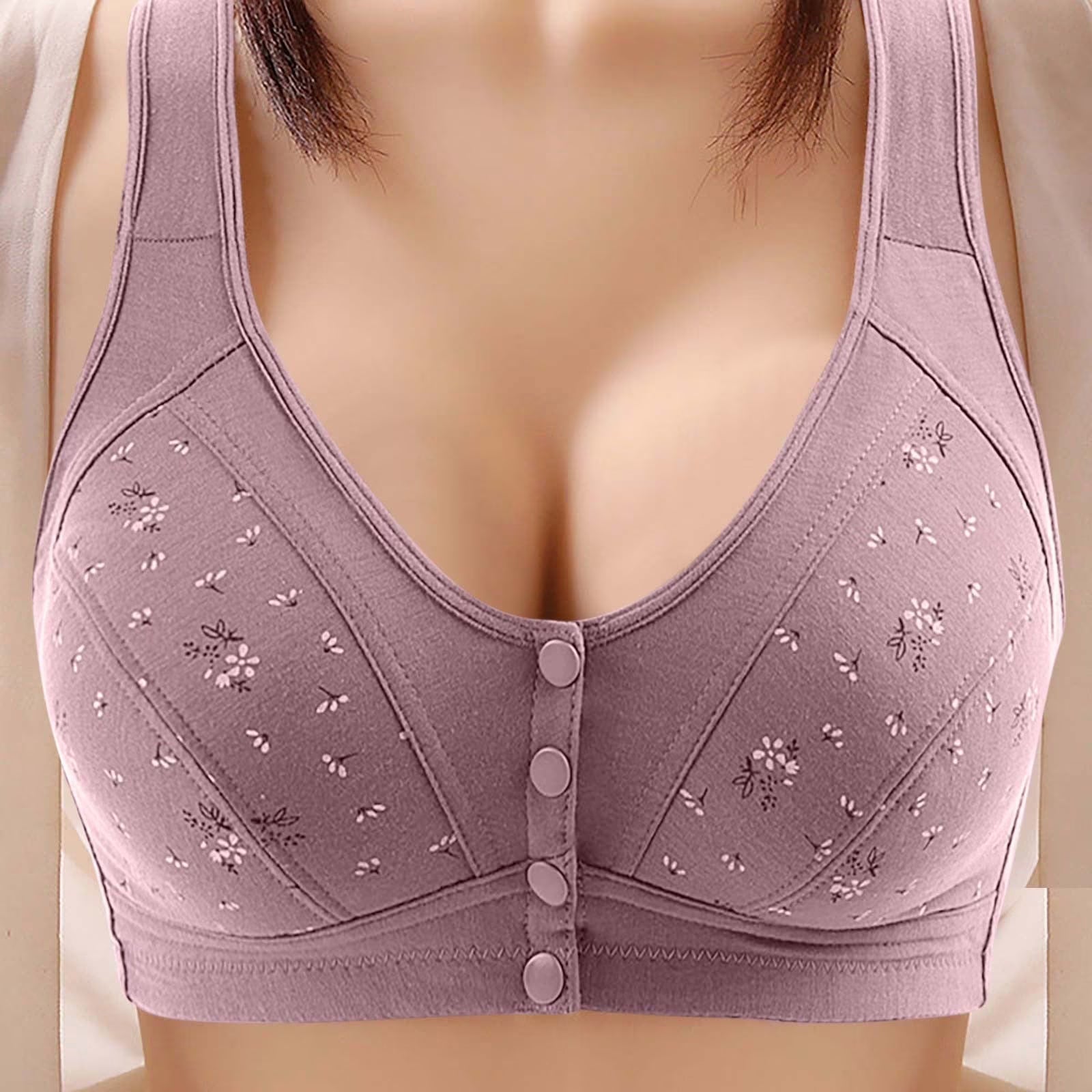 New Anti Sagging Front Open Colling Cotton Bra pack of 1