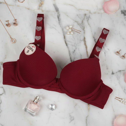 Heart Beats Strap Bra & Panty set