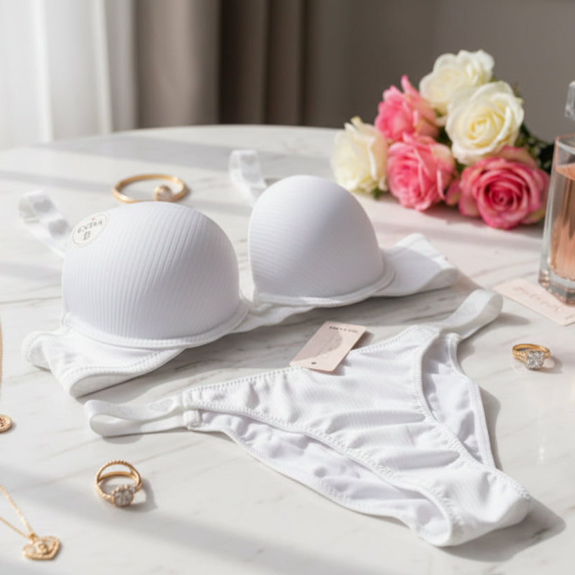 Heart Beats Strap Bra & Panty set